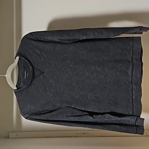 Banana Republic Long Sleeve Shirt Black Gray Small